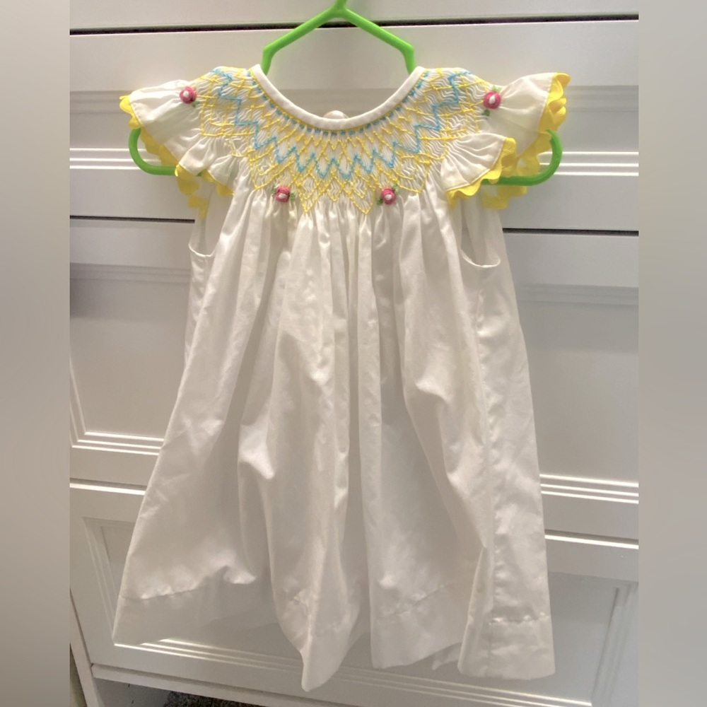 Sleeveless Smocked summer dress 3month